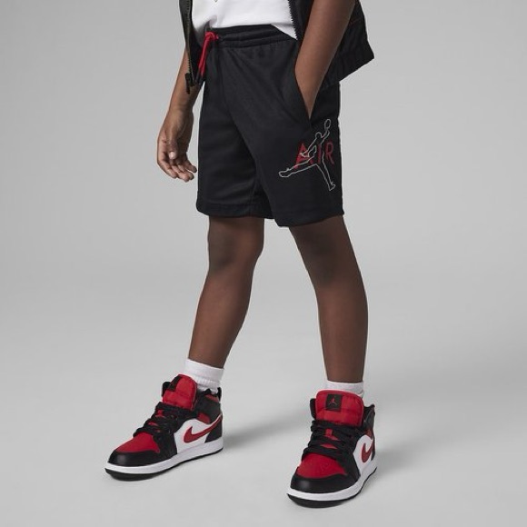 Brand New Air Jordan Jumpman Big Air Mesh Shorts “Black” (SZ5-6YRS) - Picture 1 of 7